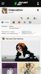 Mobile Screenshot of miaswallow.deviantart.com