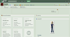 Desktop Screenshot of firefolk.deviantart.com