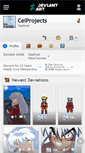 Mobile Screenshot of celprojects.deviantart.com
