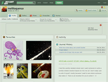Tablet Screenshot of melliloquence.deviantart.com