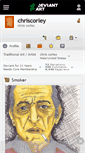 Mobile Screenshot of chriscorley.deviantart.com