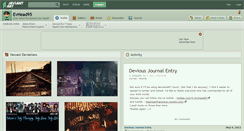 Desktop Screenshot of evhead95.deviantart.com