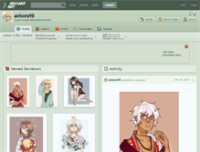 Tablet Screenshot of aoisora98.deviantart.com