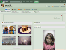 Tablet Screenshot of jeanu-18.deviantart.com