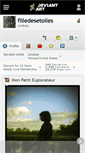 Mobile Screenshot of filledesetoiles.deviantart.com