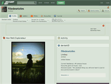 Tablet Screenshot of filledesetoiles.deviantart.com