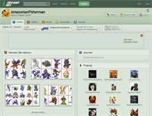 Tablet Screenshot of amazonianfisherman.deviantart.com