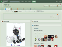 Tablet Screenshot of kairiver.deviantart.com