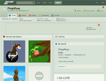 Tablet Screenshot of floopifloop.deviantart.com