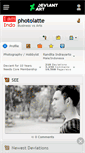 Mobile Screenshot of photolatte.deviantart.com