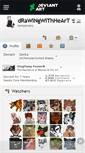 Mobile Screenshot of drawingwithheart.deviantart.com