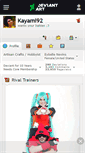 Mobile Screenshot of kayami92.deviantart.com