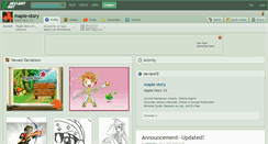 Desktop Screenshot of maple-story.deviantart.com