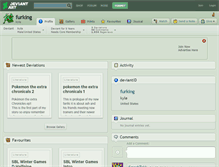Tablet Screenshot of furking.deviantart.com