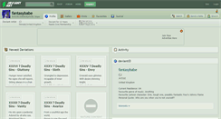 Desktop Screenshot of fantasybabe.deviantart.com