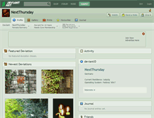 Tablet Screenshot of nextthursday.deviantart.com