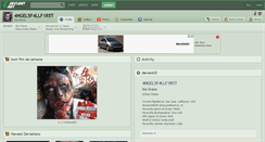 Desktop Screenshot of 4ngel5f4llf1r5t.deviantart.com