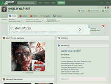 Tablet Screenshot of 4ngel5f4llf1r5t.deviantart.com