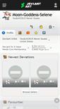 Mobile Screenshot of moon-goddess-selene.deviantart.com