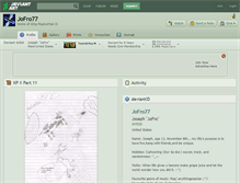 Tablet Screenshot of jofro77.deviantart.com