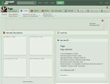 Tablet Screenshot of fugu.deviantart.com