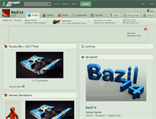 Tablet Screenshot of bazil14.deviantart.com