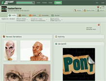 Tablet Screenshot of kaalaelianne.deviantart.com