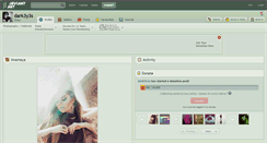 Desktop Screenshot of dark3y3s.deviantart.com