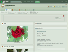 Tablet Screenshot of hopesassassin.deviantart.com