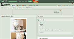 Desktop Screenshot of hime-tama.deviantart.com