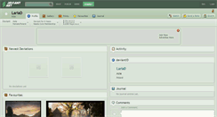 Desktop Screenshot of lariad.deviantart.com