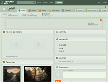Tablet Screenshot of lariad.deviantart.com