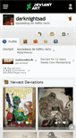 Mobile Screenshot of darknightsad.deviantart.com