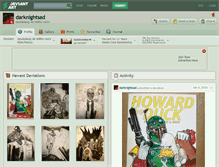 Tablet Screenshot of darknightsad.deviantart.com
