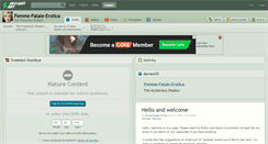 Desktop Screenshot of femme-fatale-erotica.deviantart.com