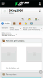 Mobile Screenshot of dking2020.deviantart.com