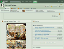 Tablet Screenshot of deannaechanique.deviantart.com