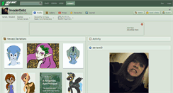 Desktop Screenshot of invaderdebz.deviantart.com