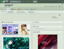 Tablet Screenshot of lachatyta25.deviantart.com