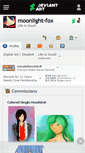 Mobile Screenshot of moonlight-fox.deviantart.com