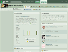 Tablet Screenshot of moonettesfanclub.deviantart.com