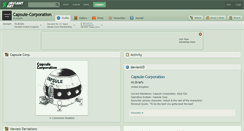 Desktop Screenshot of capsule-corporation.deviantart.com
