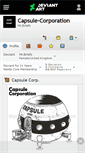 Mobile Screenshot of capsule-corporation.deviantart.com