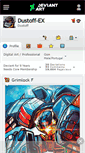 Mobile Screenshot of dustoff-ex.deviantart.com