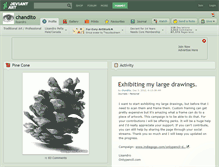 Tablet Screenshot of chandito.deviantart.com