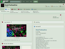 Tablet Screenshot of dizdothedeadone.deviantart.com