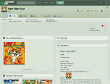 Tablet Screenshot of ham-ham-stan.deviantart.com