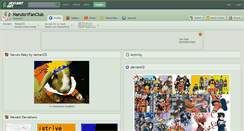 Desktop Screenshot of naruto1fanclub.deviantart.com