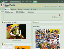 Tablet Screenshot of naruto1fanclub.deviantart.com