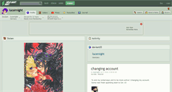 Desktop Screenshot of lucernight.deviantart.com